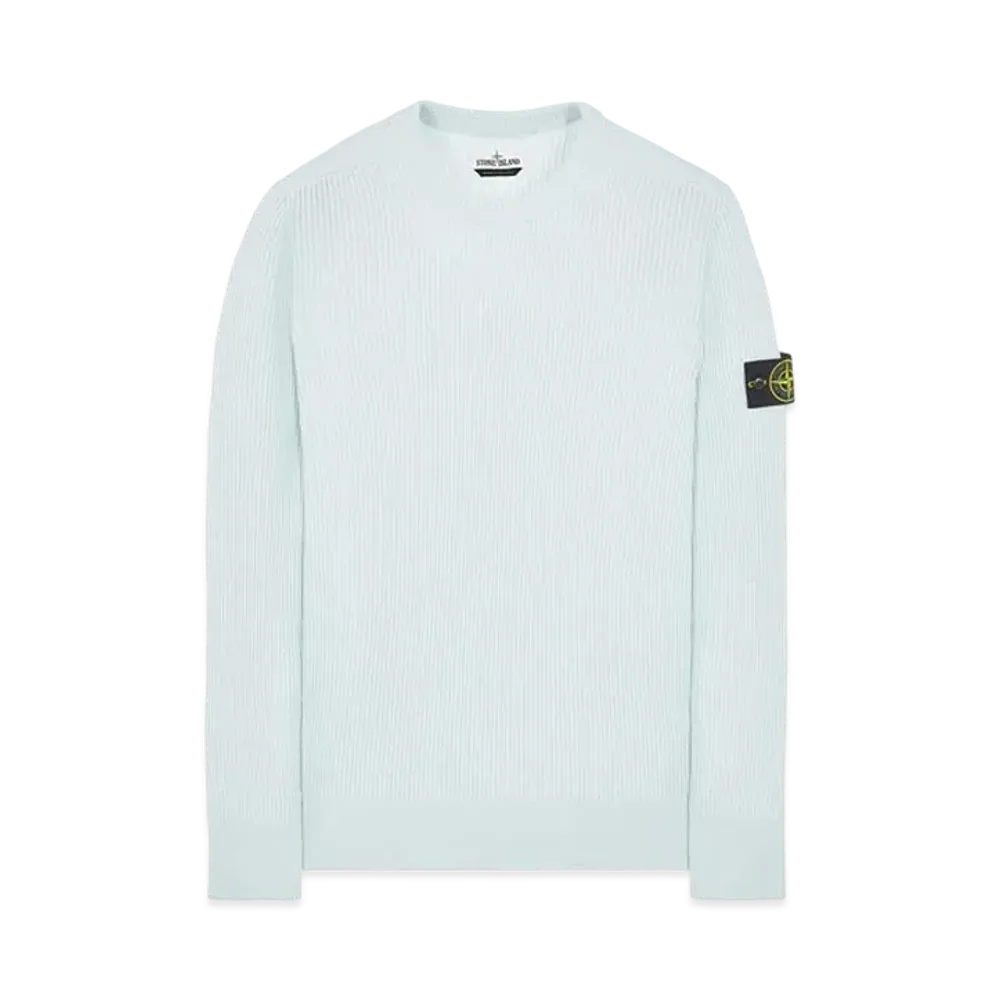 Stone Island 521C2 FULL RIB PURE WOOL "Light Green"