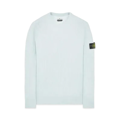 Stone Island 521C2 FULL RIB PURE WOOL "Light Green"