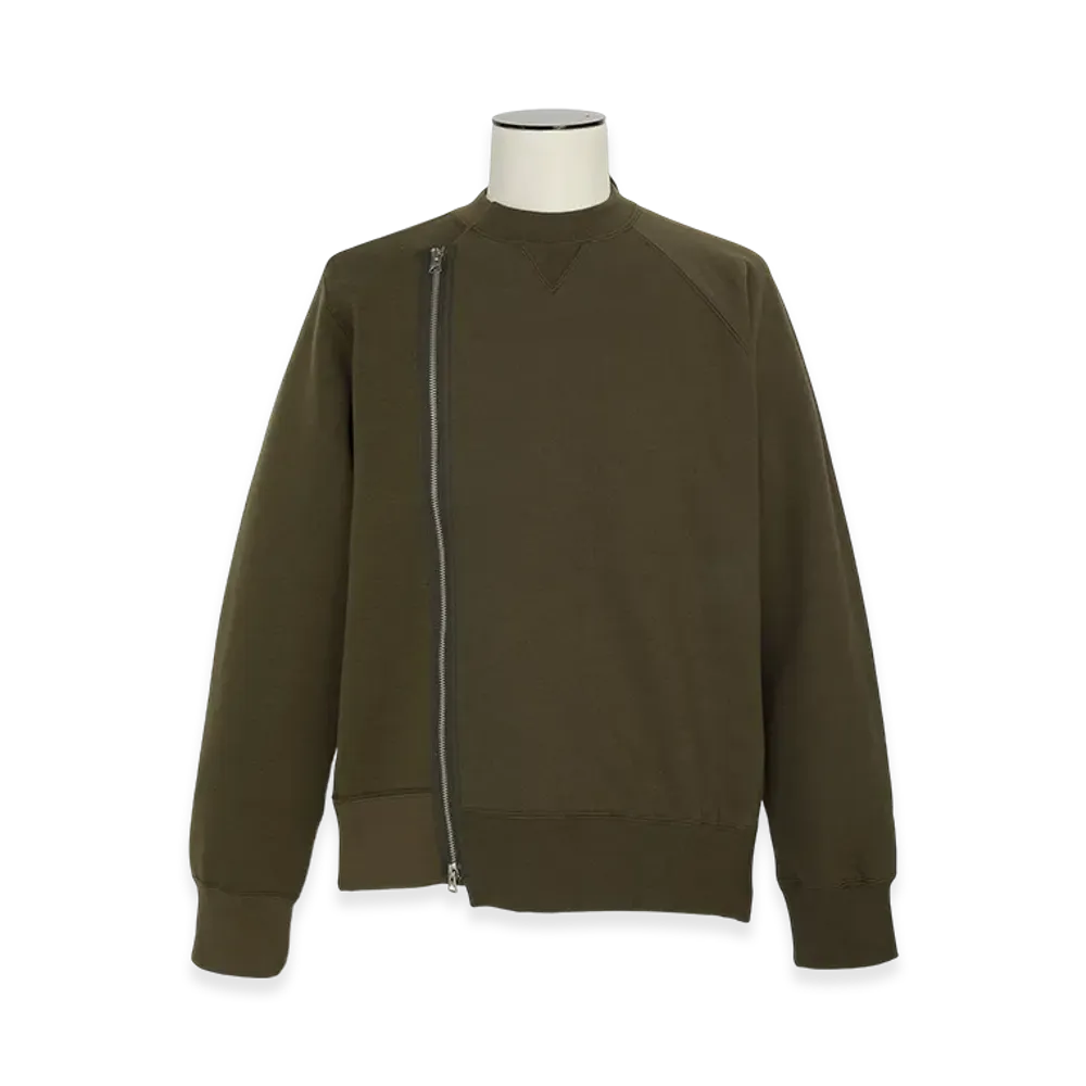 sacai Sponge Sweat Blouson "Khaki/Brown"
