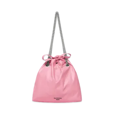 BALENCIAGA Crush Small Tote Bag "Pink"