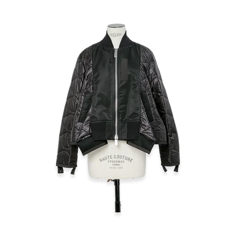 sacai Nylon Twill Blouson "Black"