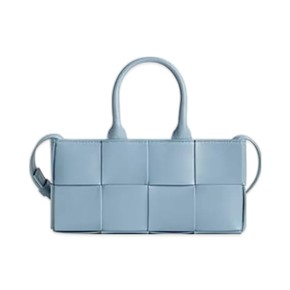 Bottega Veneta East-West Arco Tote "Ice"