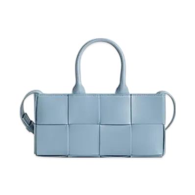Bottega Veneta East-West Arco Tote "Ice"