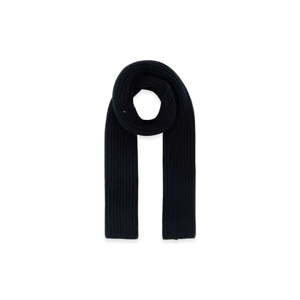 Maison Margiela Midnight Wool Scarf "Blue"