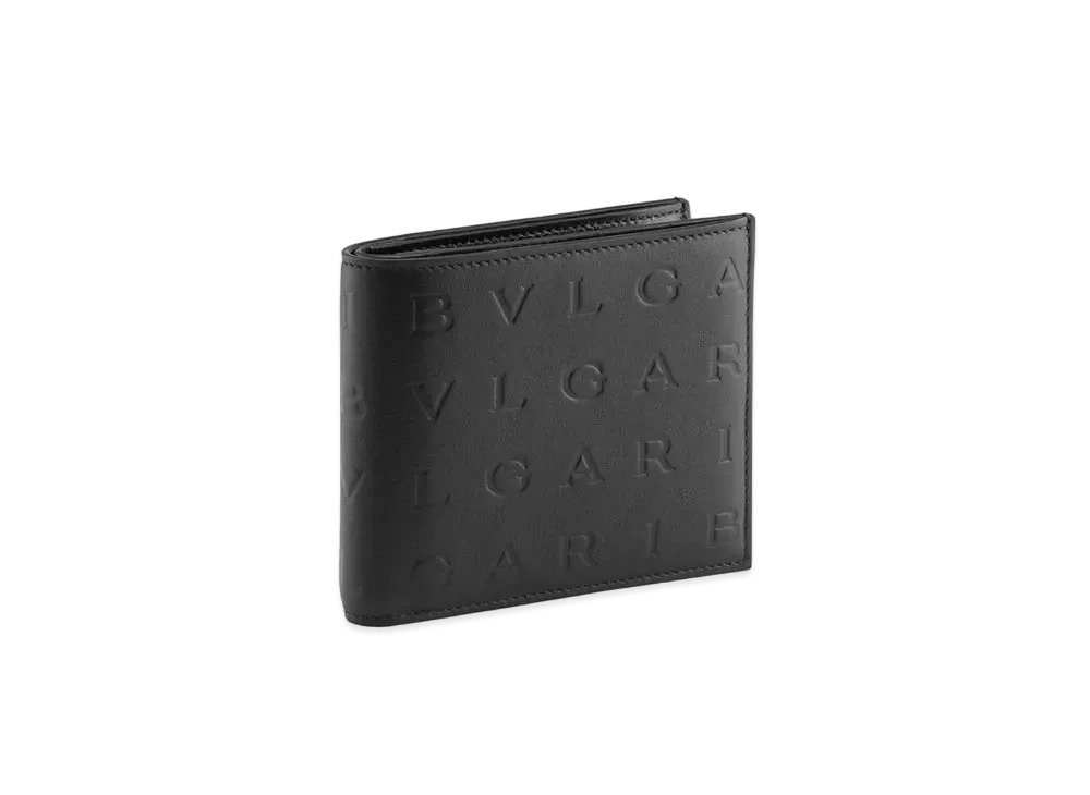 BVLGARI BVLGARI Logo Infinitum Bifold Wallet "Black"