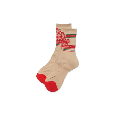 HYSTERIC GLAMOUR Hysteric Woman Sports Socks "Beige"