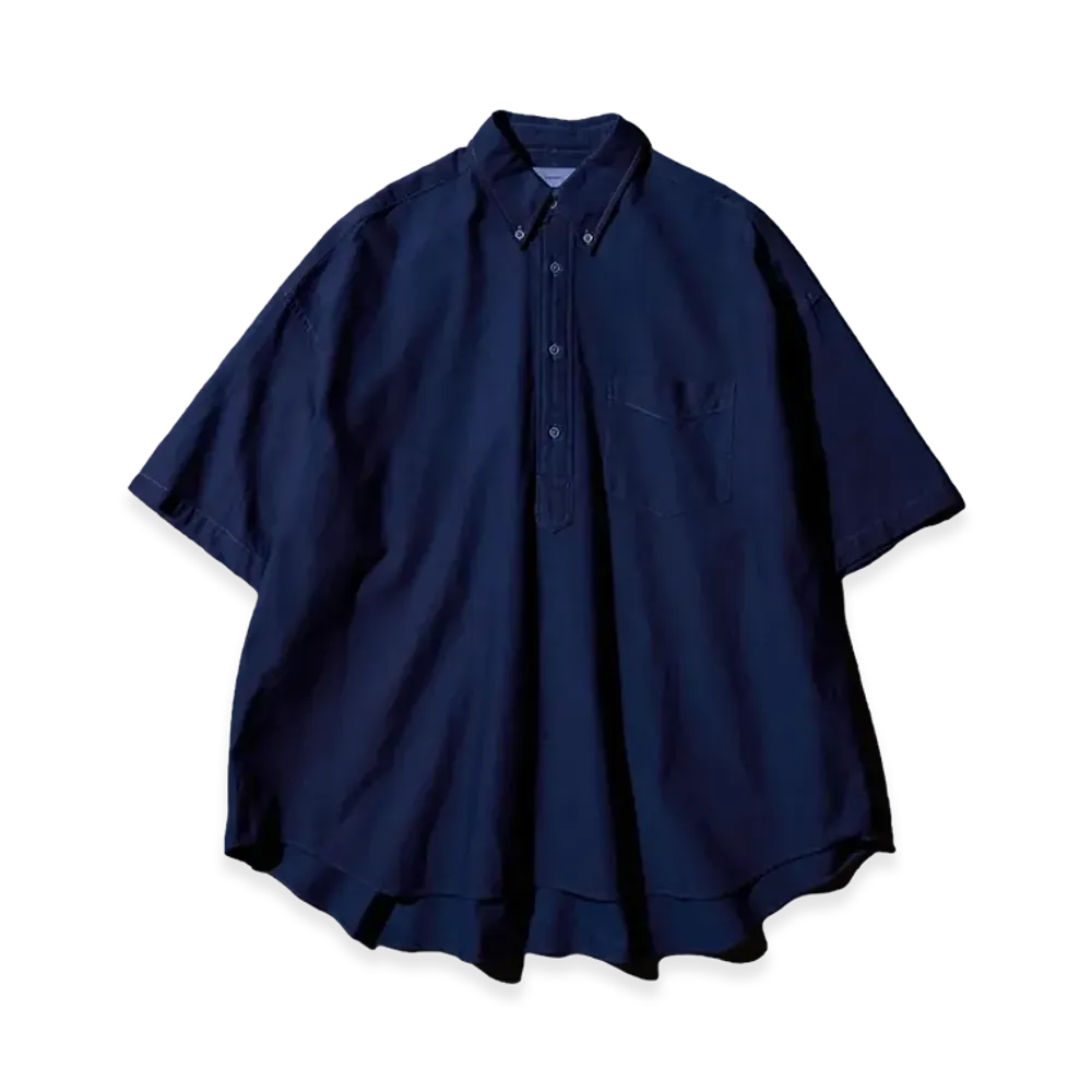 Graphpaper x Ryukyu Indigo Labo Oxford Oversized Shirt "Ryukyu Blue"