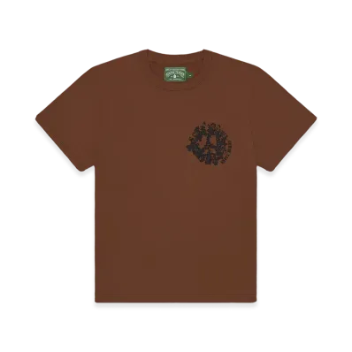 DENIM TEARS Denim University Tee "Brown"