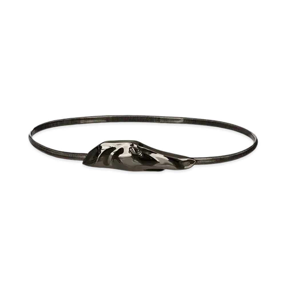KIKO KOSTADINOV Mariann Belt "Gunmetal"
