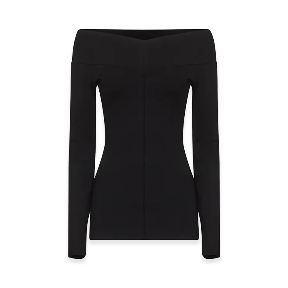 STELLA McCARTNEY Women's Viscose Blend Top "Black"