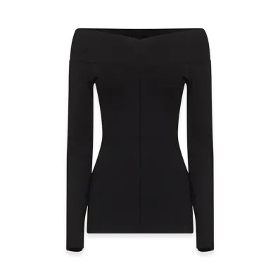 STELLA McCARTNEY Women's Viscose Blend Top "Black"