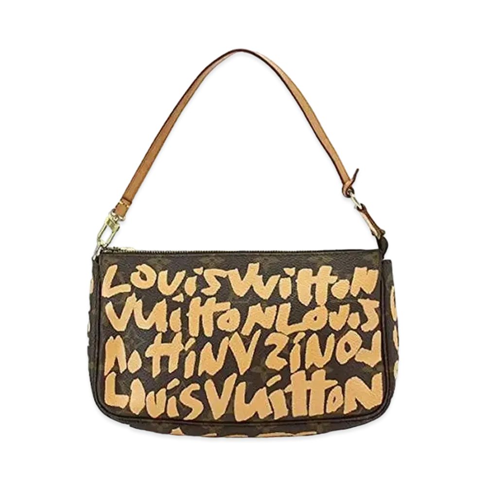 Louis Vuitton Pochette Accessoires Monogram Graffiti "Peach"