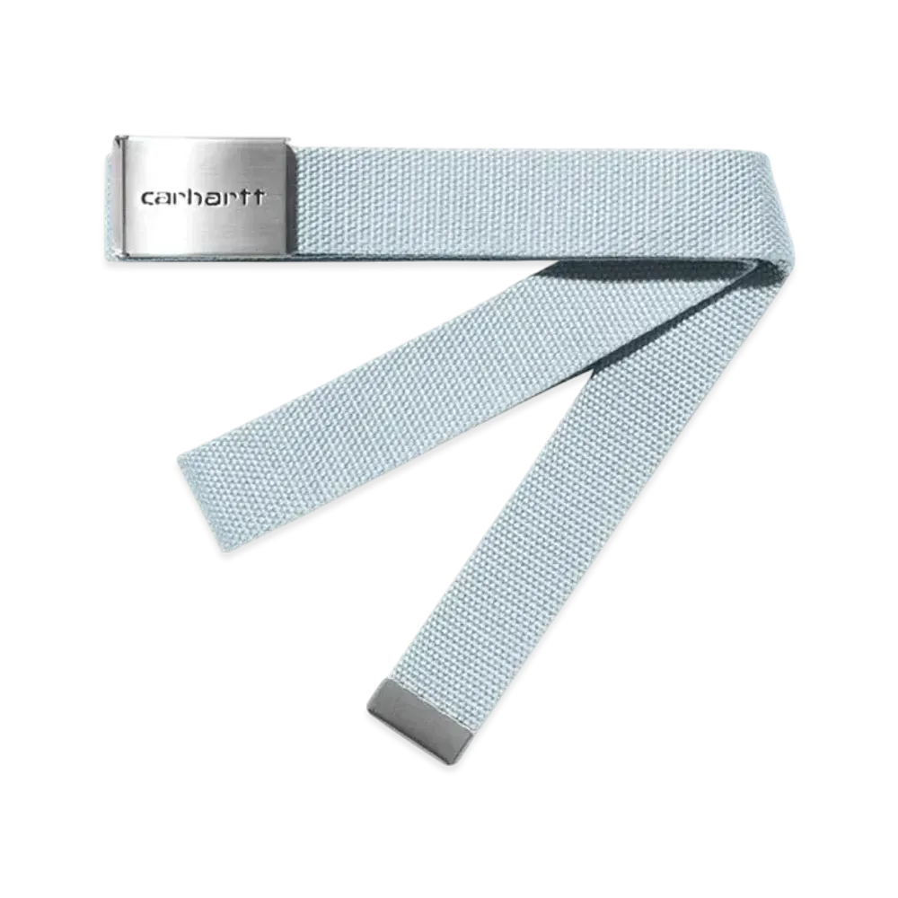 Carhartt WIP Clip Belt Chrome "Air Sky"