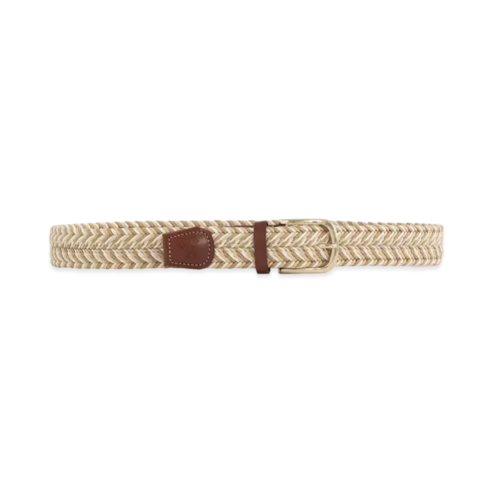 Aime Leon Dore Braided Cotton Belt "Tan"