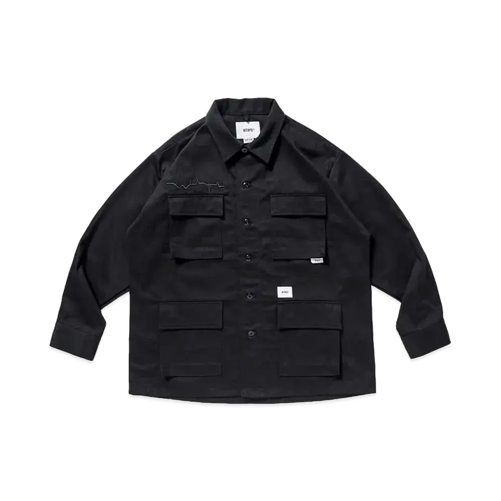 WTAPS Jungle 01 / LS / Cotton. Twill "Black"