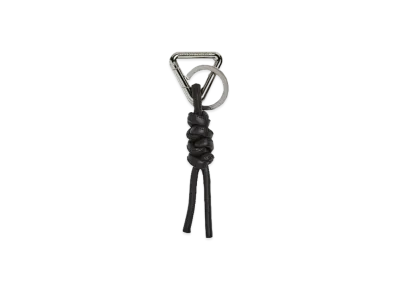 Bottega Veneta Triangle Key Ring "Nero"