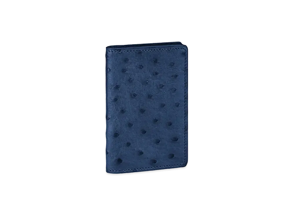 Louis Vuitton Pocket Organizer Ostrich "Navy"