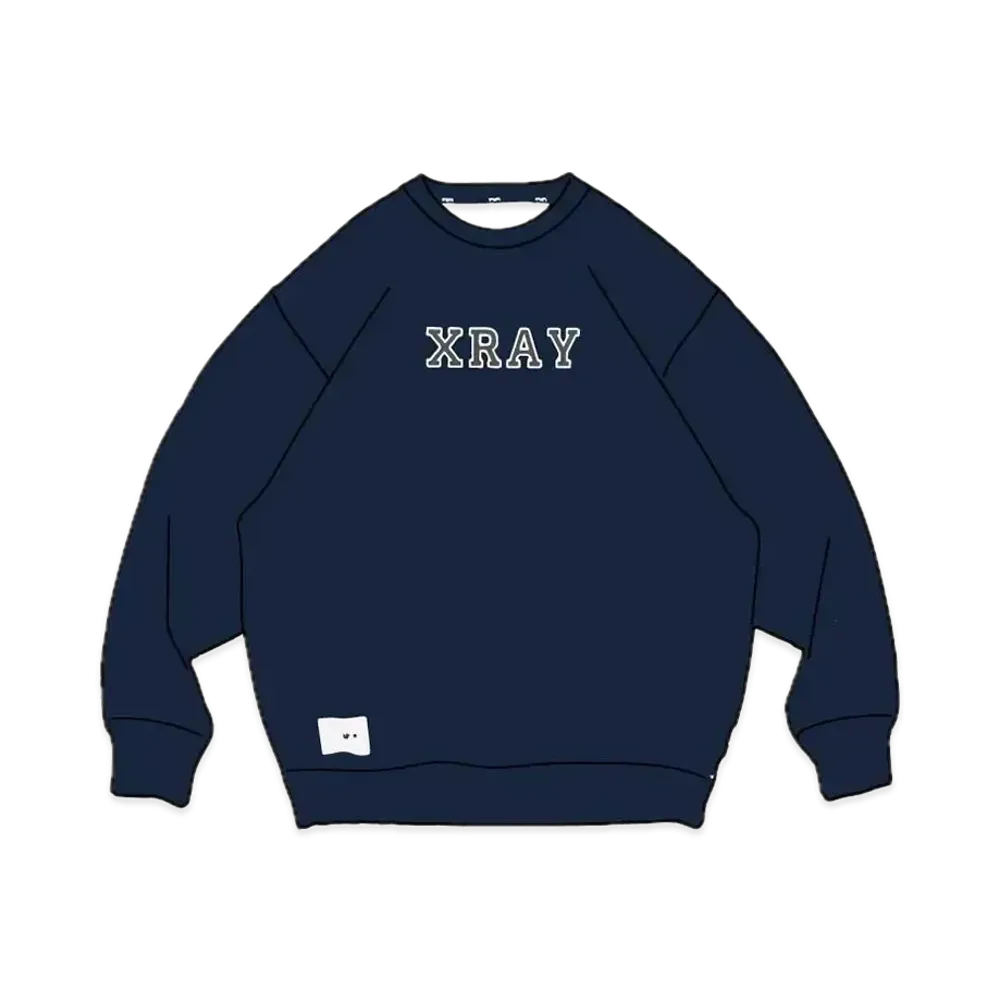 WTAPS Academy / Sweater / Cotton / XRAY "Navy"