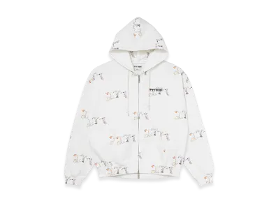 TTTMSW Coco Zip Up Hoodie "White"