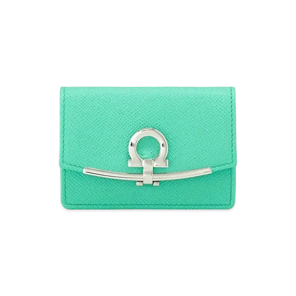 Salvatore Ferragamo Card Case "Fresh Mint"