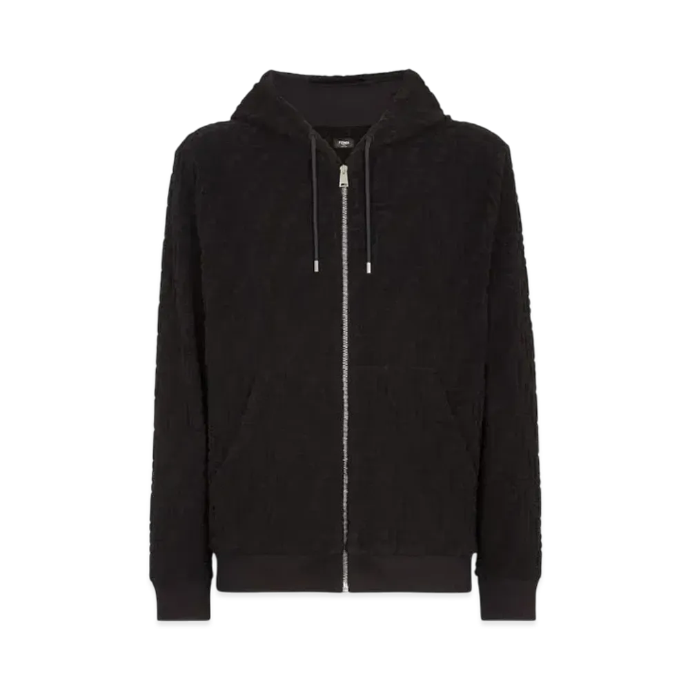 FENDI Men's FF Terry Sweatshirt "Black"