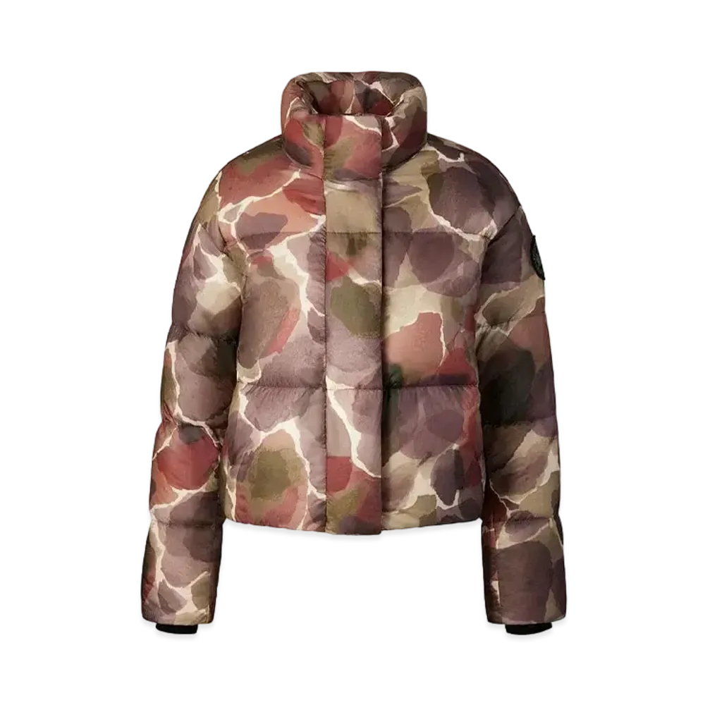 CANADA GOOSE Cypress Cropped Puffer "Botanical Print"