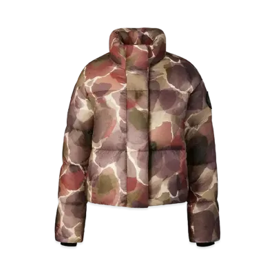 CANADA GOOSE Cypress Cropped Puffer "Botanical Print"