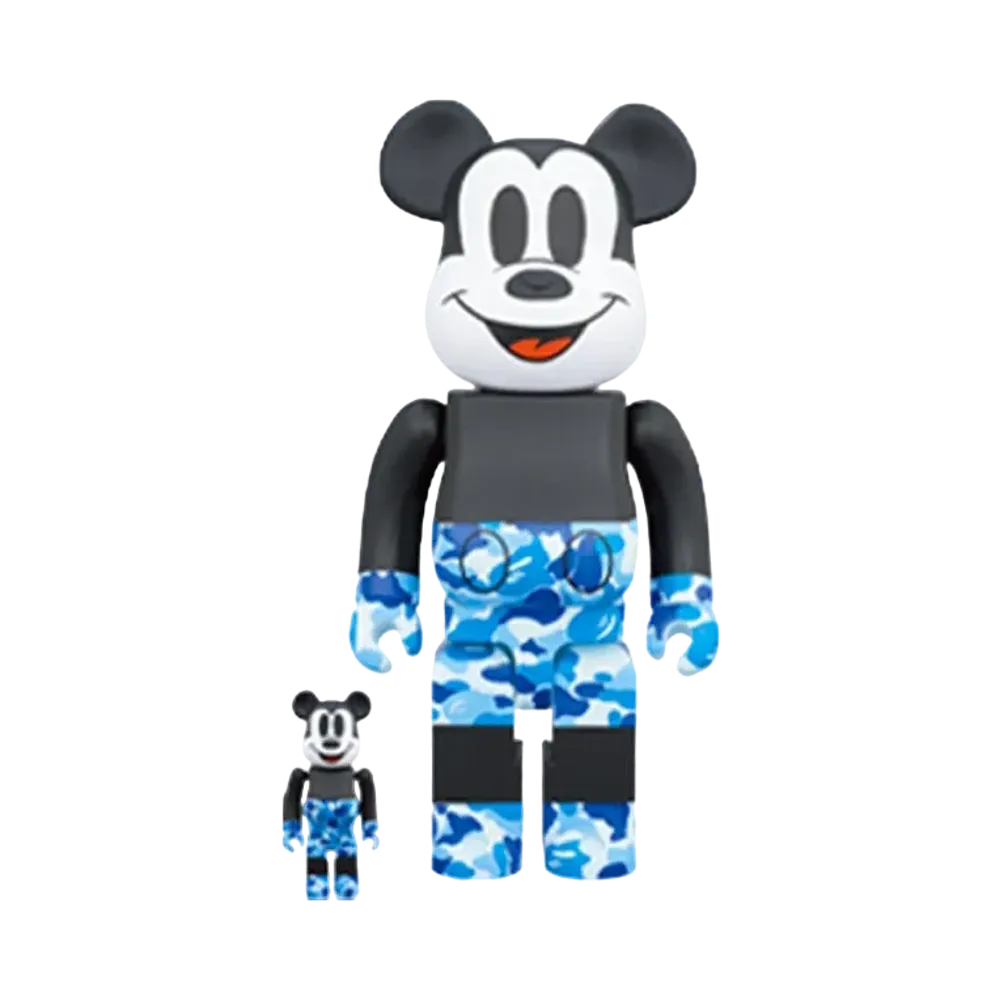 Bearbrick BAPE Mickey Mouse 100% & 400%