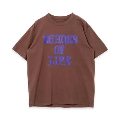 sacai ECHOES OF LIFE T-Shirt "Brown"