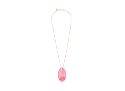 MIU MIU x Plex Charm Necklace "Fuha Shapink/Gold"