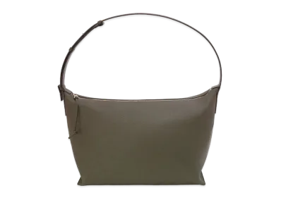 LOEWE Large Cubi Bag In Grained Calfskin "Dark Khaki Green"