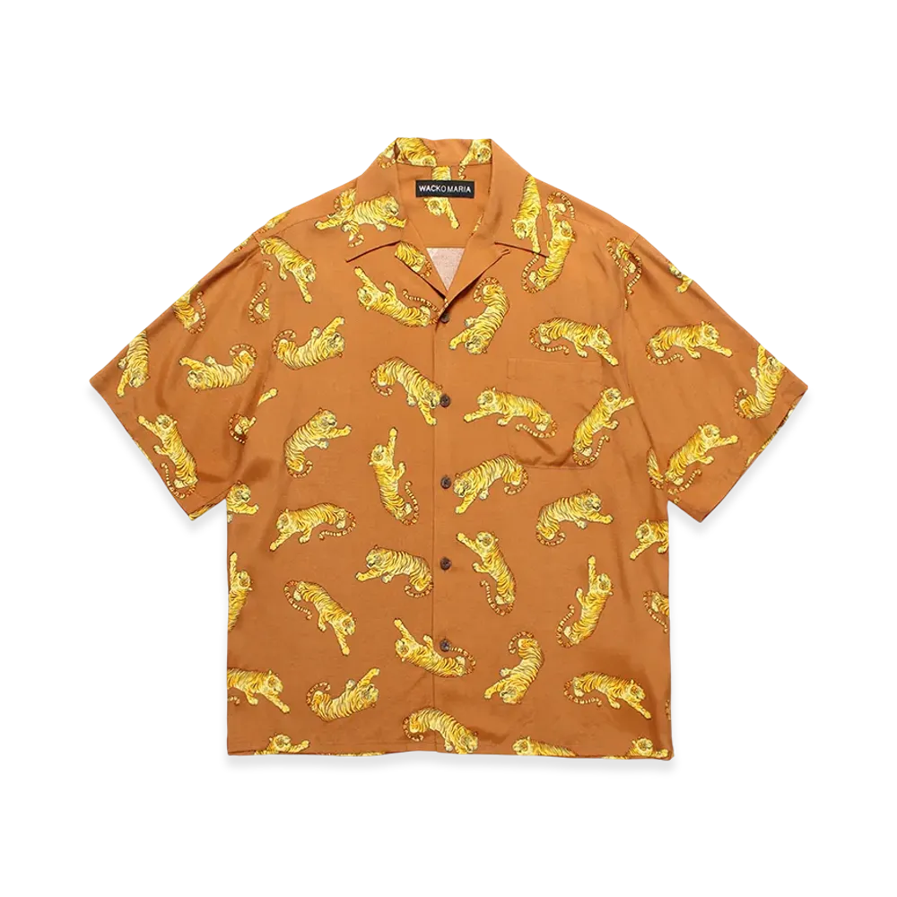 WACKO MARIA x Tim Lehi Hawaiian Shirt "Brown"