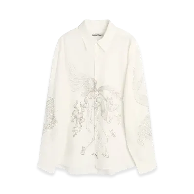 OUR LEGACY Beyond Shirt "Pointillism Allegory Print"