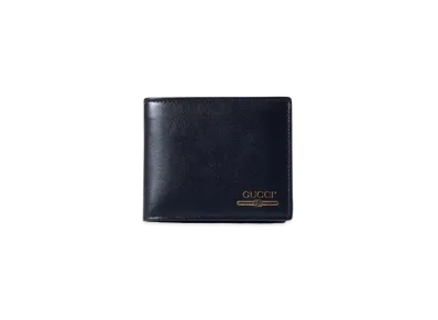 GUCCI Bi-Fold Long Wallet Leather "Black"