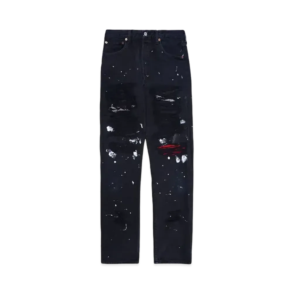 HYPE DROP x INNOCENCE NYC EXCLUSIVE DESTROY DENIM PANTS 32inch "Black"