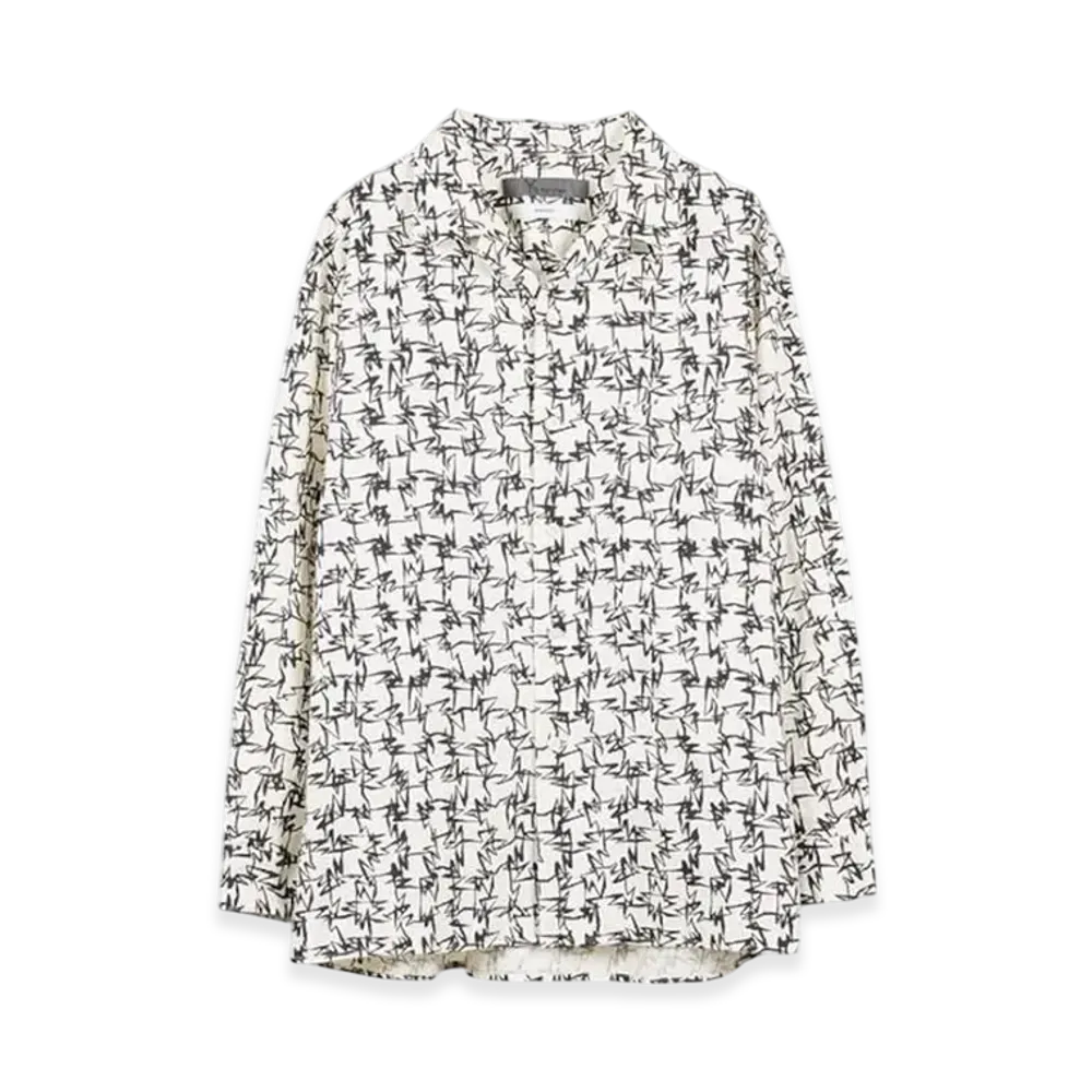 MASSES x Y's for men Open Collar Shirt "White"