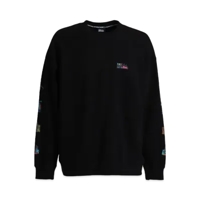 FIRST DOWN SOUVENIR CREW SWEAT "Black"