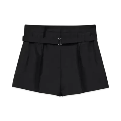 PRADA Women's Kid Mohair Shorts "Black"