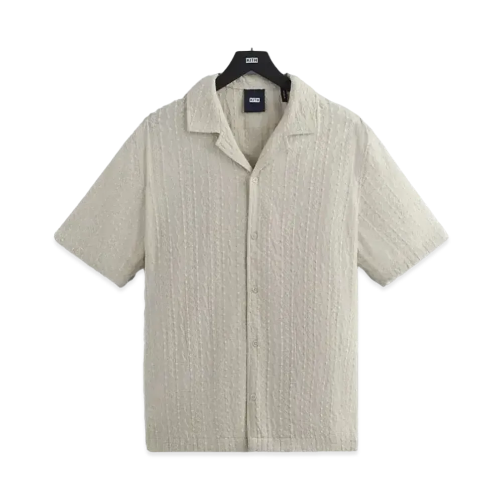 Kith Embroidered Voile Thompson Camp Collar Shirt "Hallow"