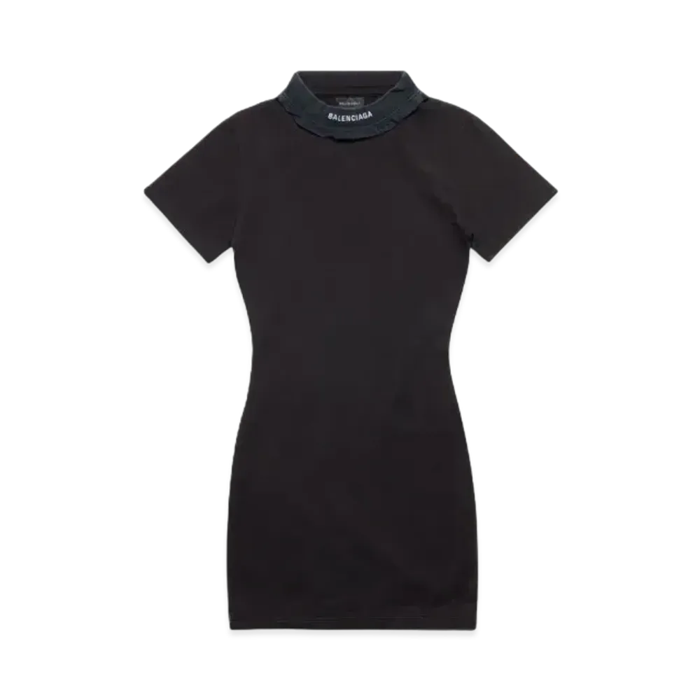 BALENCIAGA Women's T-shirt Mini Dress "Black"