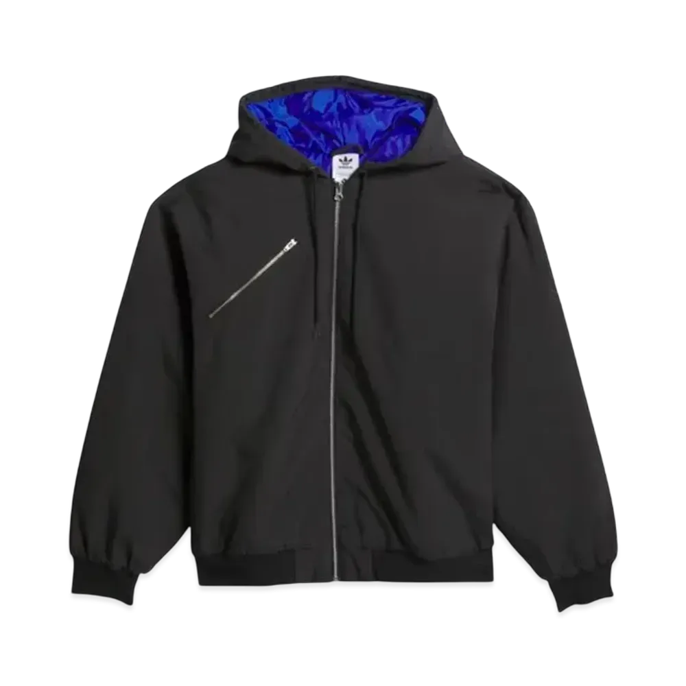 adidas Shmoofoil Nylon Canvas Jacket "Black/Royal Blue"