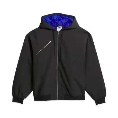 adidas Shmoofoil Nylon Canvas Jacket "Black/Royal Blue"