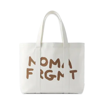 FRAGMENT x Noma Projects Farmers Market Bag "White/Brown"