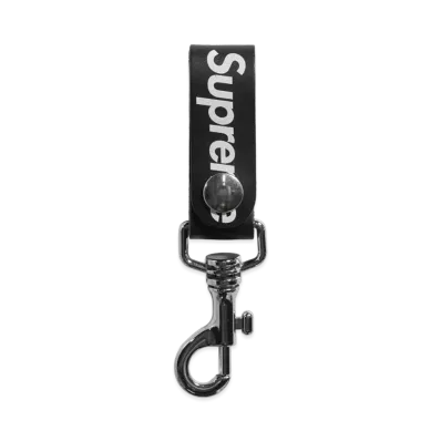 Supreme Leather Key Loop "Black"