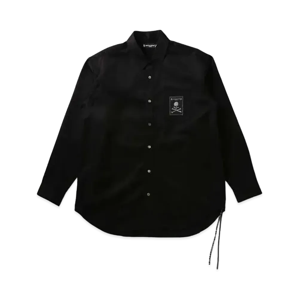 mastermind JAPAN Masterseed Satin Shirts "Black"