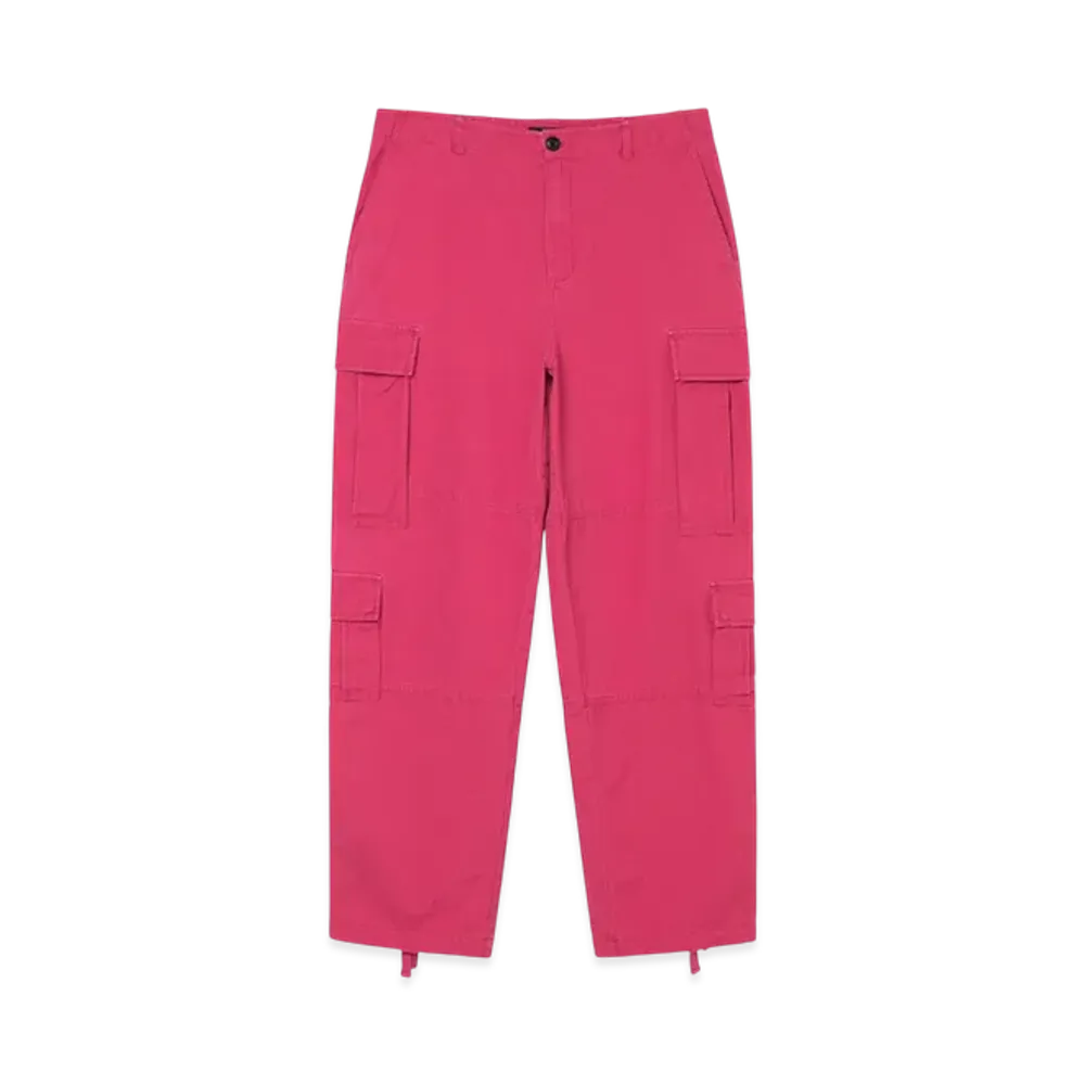 Stussy Ripstop Surplus Cargo Pants "Magenta"