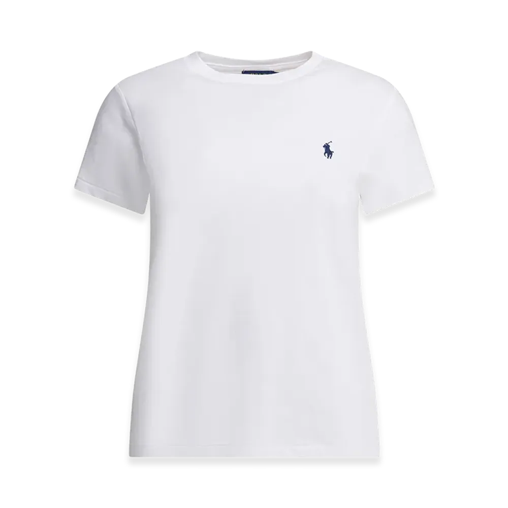 Polo Ralph Lauren Women's Crew-Neck T-Shirt With Logo "White"