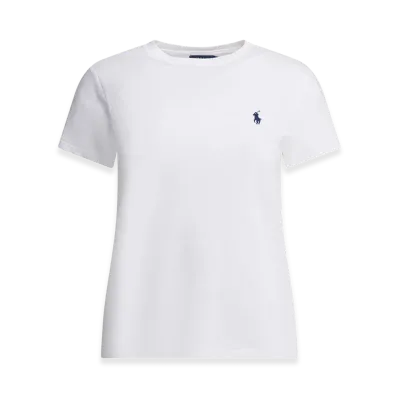 Polo Ralph Lauren Women's Crew-Neck T-Shirt With Logo "White"