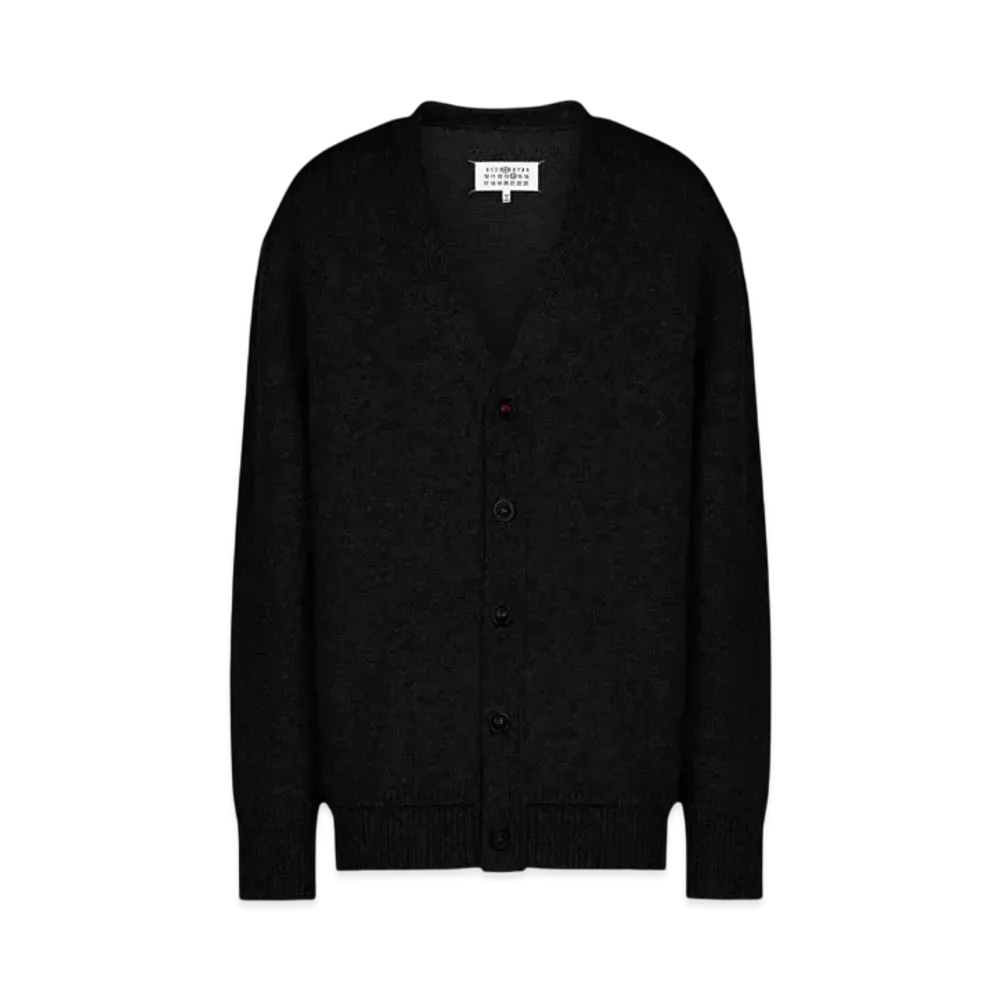 Maison Margiela Men's Elbow Patch Cardigan "Black"