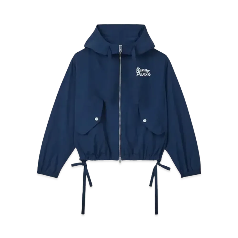 KENZO 'JUNGLE HEART' Embroidery Wind Breaker "Midnight Blue"